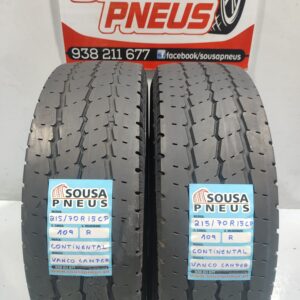 2 pneus semi novos 215-70R15CP Continental - Oferta dos portes