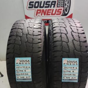 2 pneus semi novos 265-70r16 goodride - oferta dos portes
