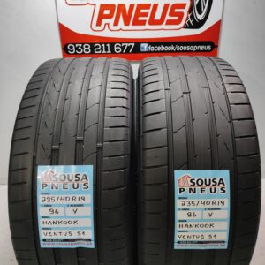 2 pneus semi novos Hankook Ventus 235/40R19 96Y Oferta dos Portes