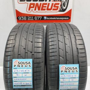2 pneus semi novos 215-45R17 Hankook - Oferta dos Portes
