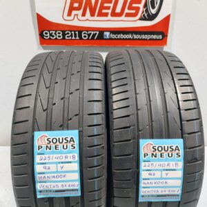 2 pneus semi novos 225-40R18 Hankook - Oferta dos Portes