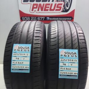 2 pneus semi novos 225-50r17 kleber - oferta dos portes 110 EUROS