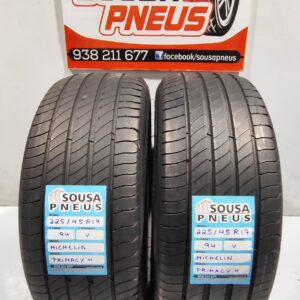 2 pneus semi novos 225-45R17 Michelin - Oferta dos Portes