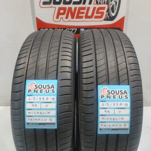 2 pneus semi novos 215-55R18 Michelin Primacy 3 - Oferta dos portes