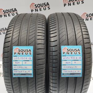 2 pneus semi novos 235-50R18 Michelin - Oferta dos Portes