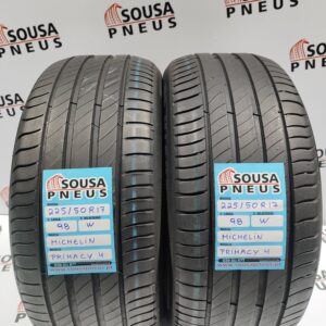 2 pneus semi novos 225-50R17 Michelin - Oferta dos Portes