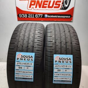 2 pneus semi novos Pirelli 205/45R17 88H - Oferta da entrega
