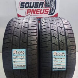 2 pneus semi novos 295-49r21 pirelli - oferta dos portes