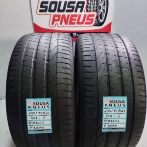 2 pneus semi novos 295-35r21 pirelli - oferta dos portes 180 EUROS