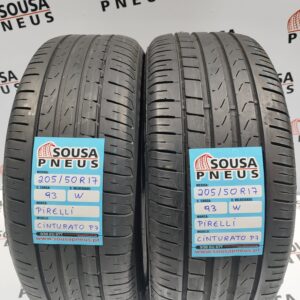 2 pneus semi novos 205-50R17 Pirelli - Oferta dos Portes