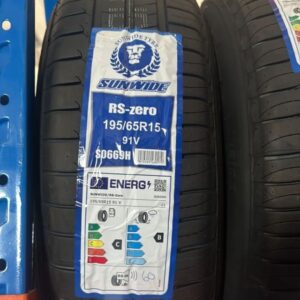 2 pneus novos 195-65r15 sunwide - oferta dos portes