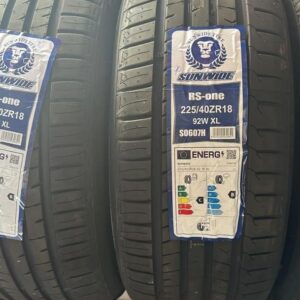 2 pneus novos  225-40r18 sunwide - oferta da entrega