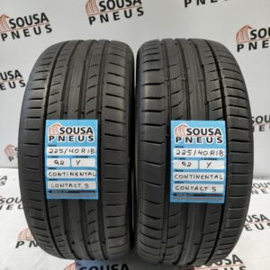 2 pneus continental contact5 225/40R18 92y - Oferta dos Portes