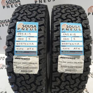 2 pneus Nortenha 195R15 AT1 - Oferta dos Portes